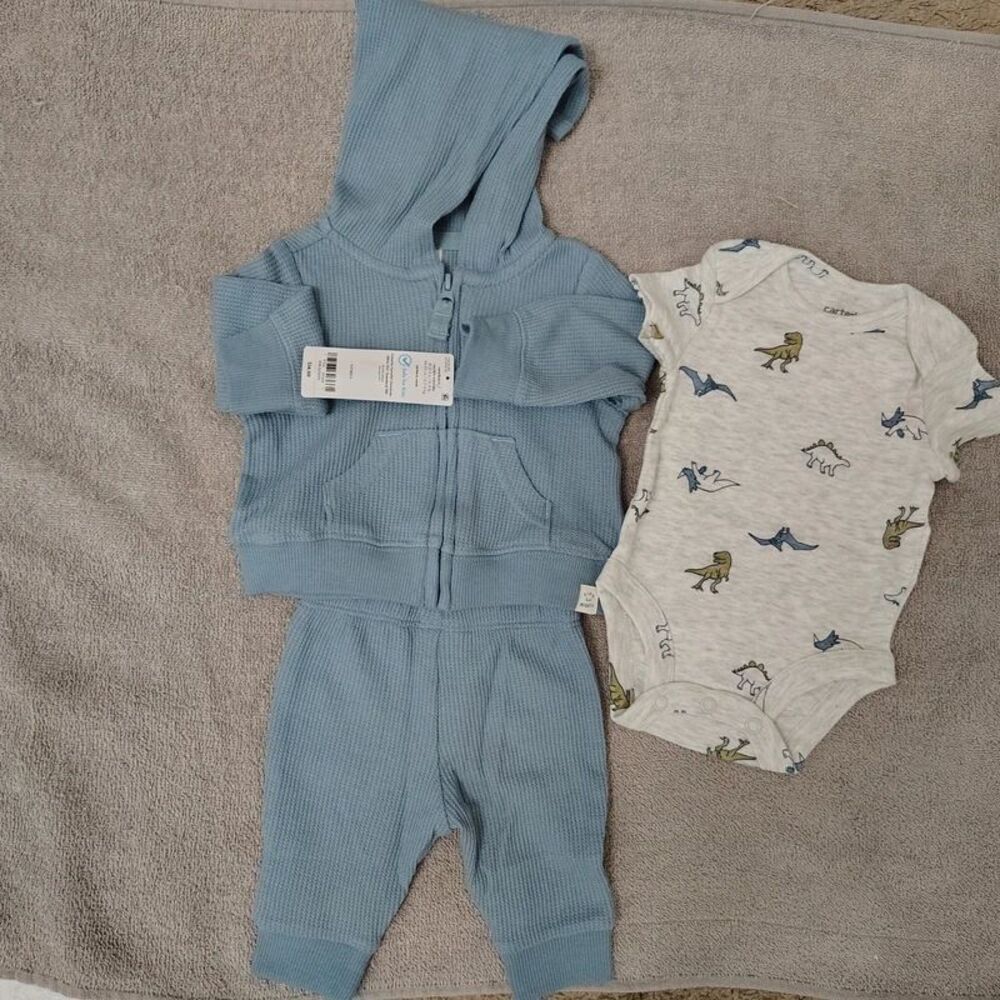 Carter's 3 Piece Warm Up Set Newborn